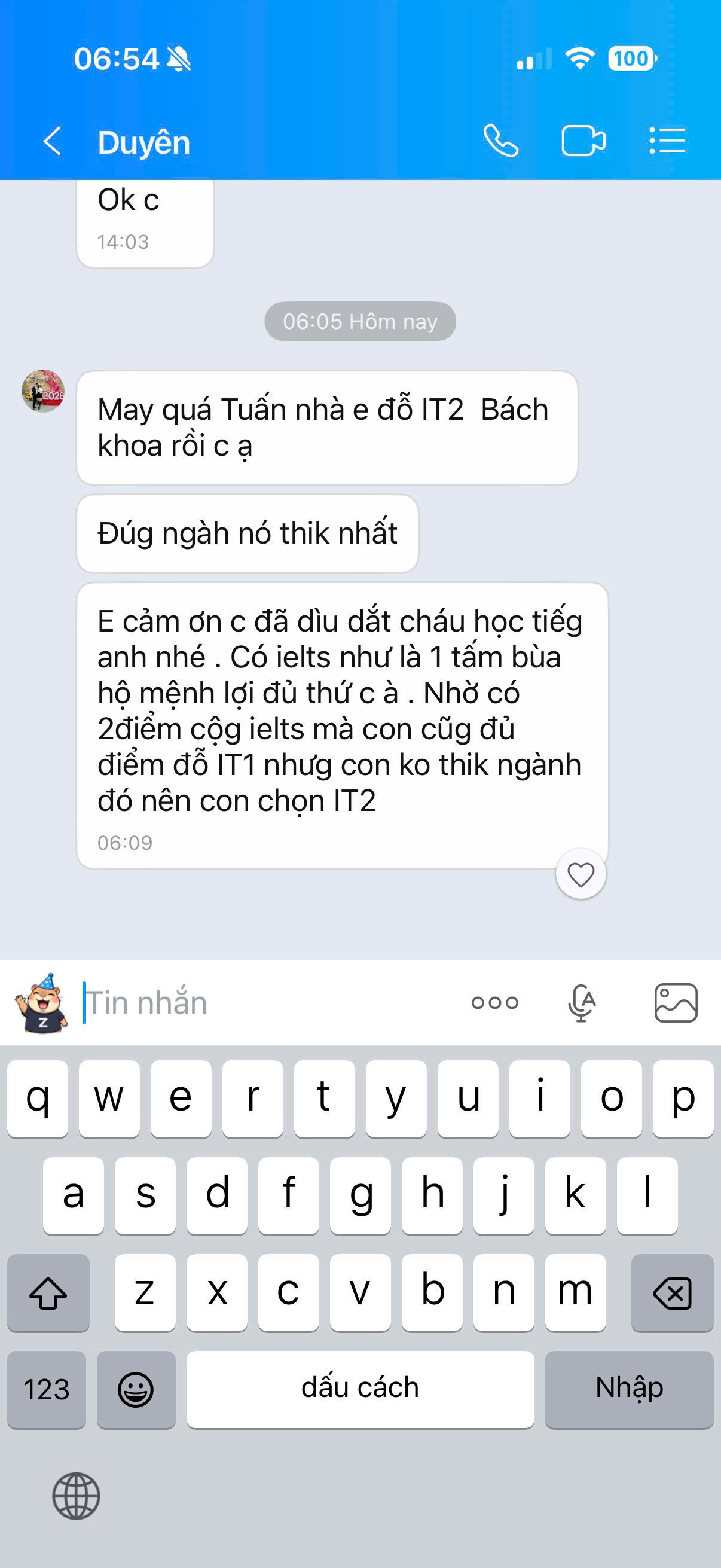 Minh chứng kết quả IELTS đã ẩn thông tin định danh 9